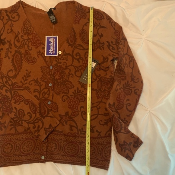 Carole Little button up Sweater NWT - Picture 3 of 4